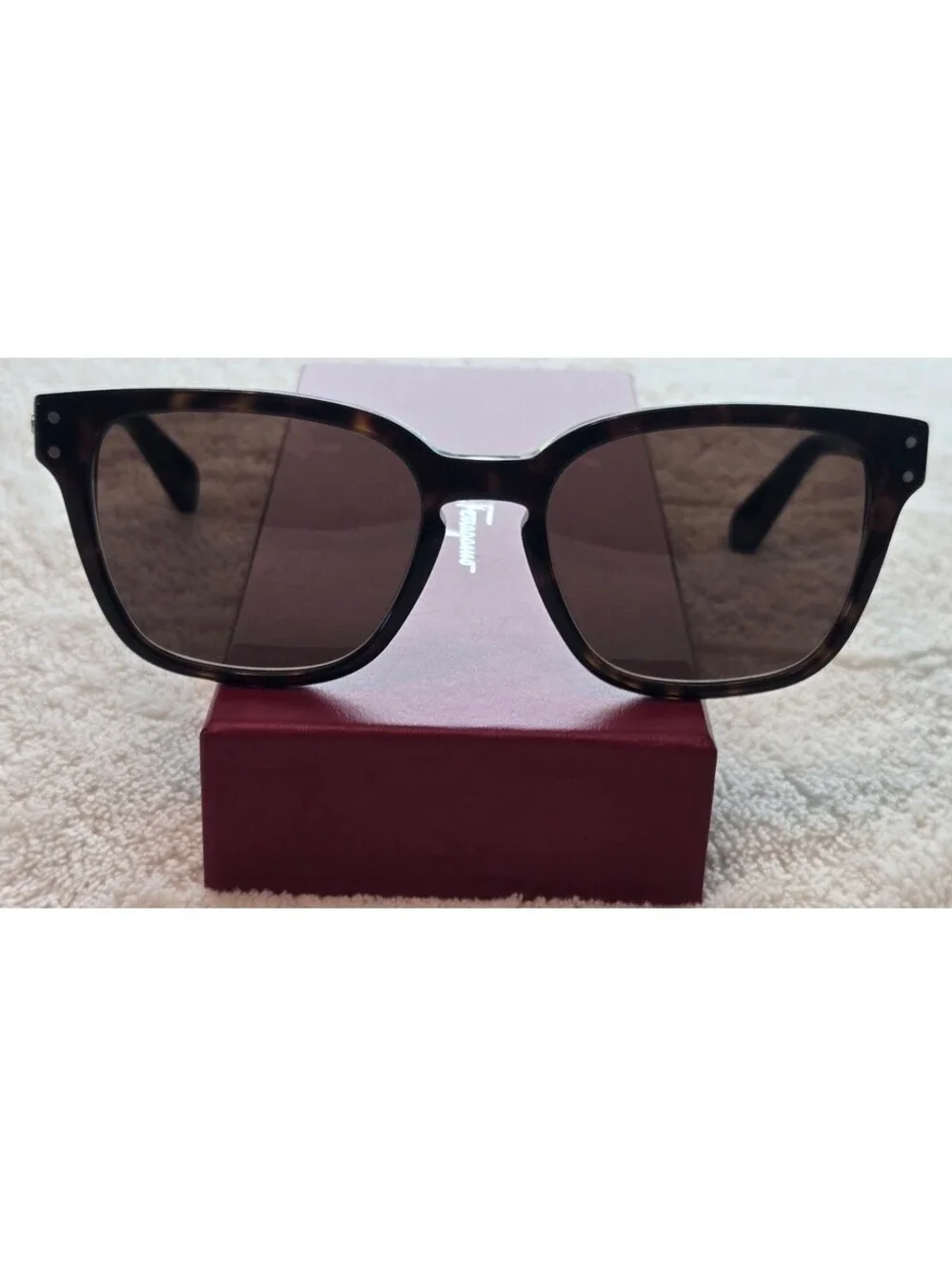 New Ferragamo Sunglasses SF1040S 240, Tortoise Authentic Italy